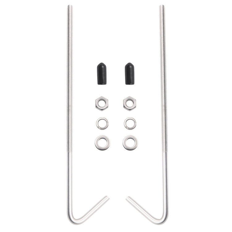 LS04 8 inch Car Battery Fixing Stainless Steel Bracket Bolt Kit - Engine Fittings by PMC TechLife | Online Shopping South Africa | PMC TechLife | Buy Now Pay Later Mobicred