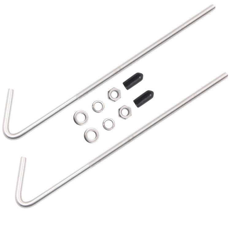 LS04 8 inch Car Battery Fixing Stainless Steel Bracket Bolt Kit - Engine Fittings by PMC TechLife | Online Shopping South Africa | PMC TechLife | Buy Now Pay Later Mobicred