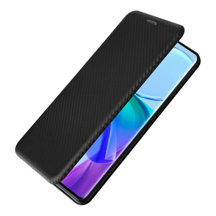 For vivo V29 Lite Carbon Fiber Texture Flip Leather Phone Case(Black) - vivo Cases by PMC TechLife | Online Shopping South Africa | PMC TechLife | Buy Now Pay Later Mobicred