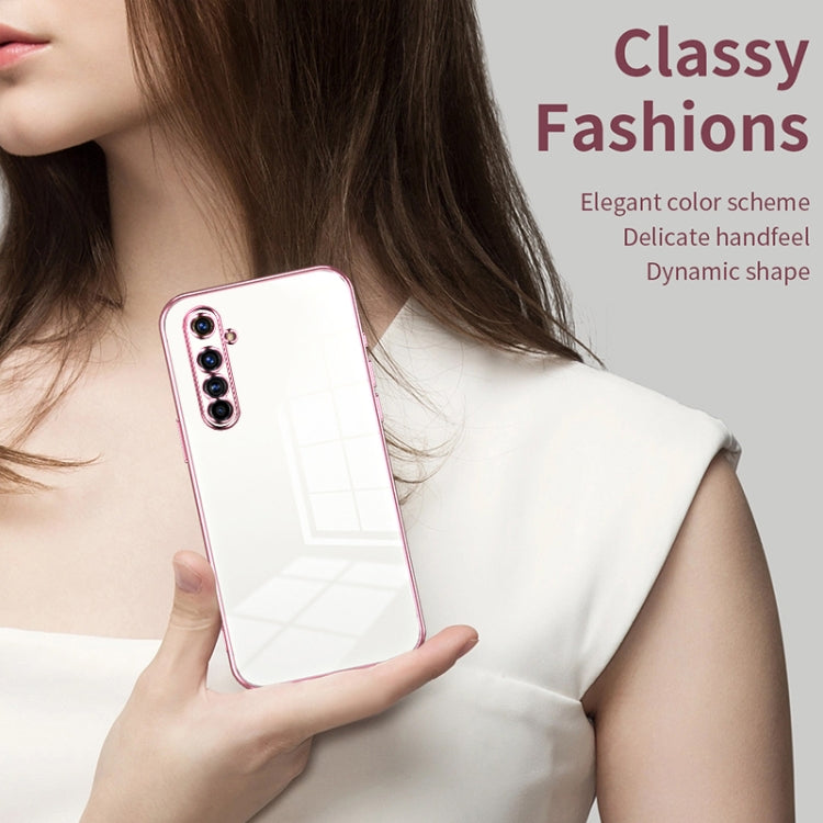 For Realme X50 Pro Transparent Plating Fine Hole Phone Case(Silver) - Realme Cases by PMC TechLife | Online Shopping South Africa | PMC TechLife