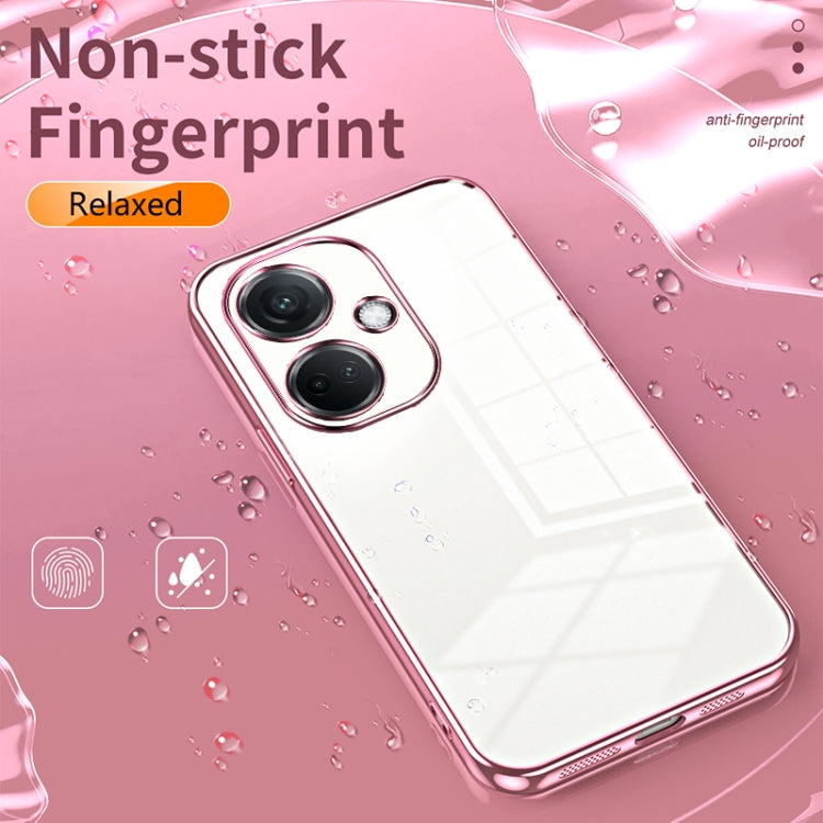 For OPPO K11 Transparent Plating Fine Hole Phone Case(Gold) - free shipping - PMC TechLife - Order now!