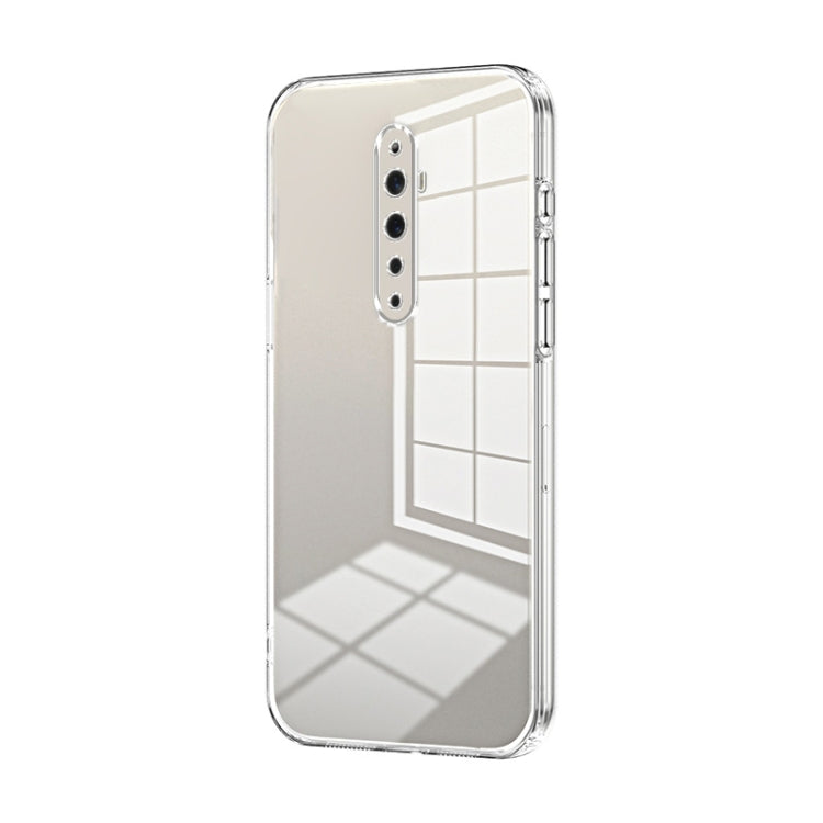 For OPPO Reno2 Z / Reno2 F Transparent Plating Fine Hole Phone Case(Transparent) - OPPO Cases by PMC TechLife | Online Shopping South Africa | PMC TechLife | Buy Now Pay Later Mobicred