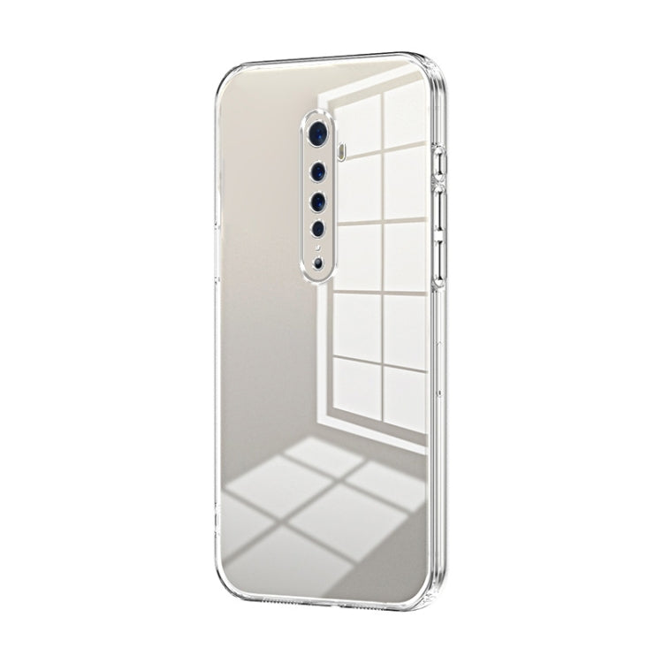 For OPPO Reno2 Transparent Plating Fine Hole Phone Case(Transparent) - free shipping - PMC TechLife - Order now!