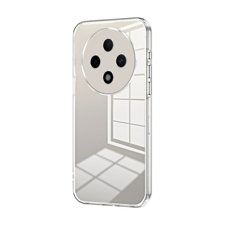 For OPPO A3 Pro Transparent Plating Fine Hole Phone Case(Transparent) - OPPO Cases by PMC TechLife | Online Shopping South Africa | PMC TechLife | Buy Now Pay Later Mobicred