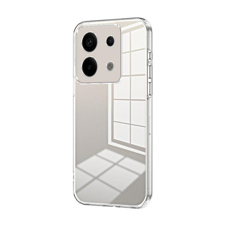 For Xiaomi Redmi Note 13 Pro 5G Transparent Plating Fine Hole Phone Case(Transparent) - Note 13 Pro Cases by PMC TechLife | Online Shopping South Africa | PMC TechLife