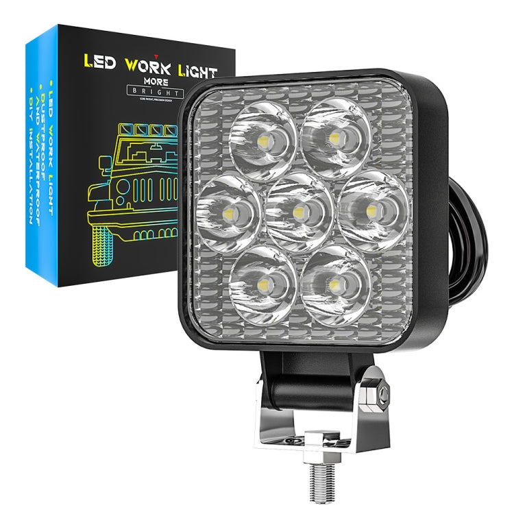 12-30V 12W 6000K 2.5 inch Car LED Engineering Auxiliary Light(White Light) - Work Lights by PMC TechLife | Online Shopping South Africa | PMC TechLife | Buy Now Pay Later Mobicred