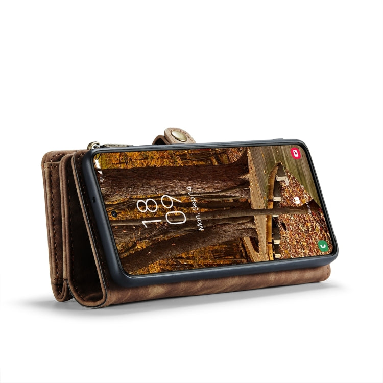 For Samsung Galaxy S24+ 5G CaseMe 008 Detachable Multifunctional Leather Phone Case(Brown) - Galaxy S24+ 5G Cases by CaseMe | Online Shopping South Africa | PMC Jewellery | Buy Now Pay Later Mobicred