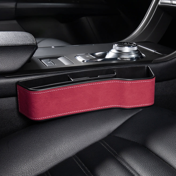 Car Multi-functional Console Box Cup Holder Seat Gap Side Storage Box, Frizzled Feather Style, Color:Red(Front Passenger Seat) - Stowing Tidying by PMC TechLife | Online Shopping South Africa | PMC TechLife | Buy Now Pay Later Mobicred