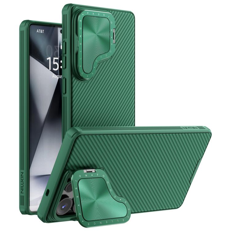 For Samsung Galaxy S25 Ultra 5G NILLKIN CamShield Prop PC Phone Case(Green) - free shipping - PMc TechLife - Order now!