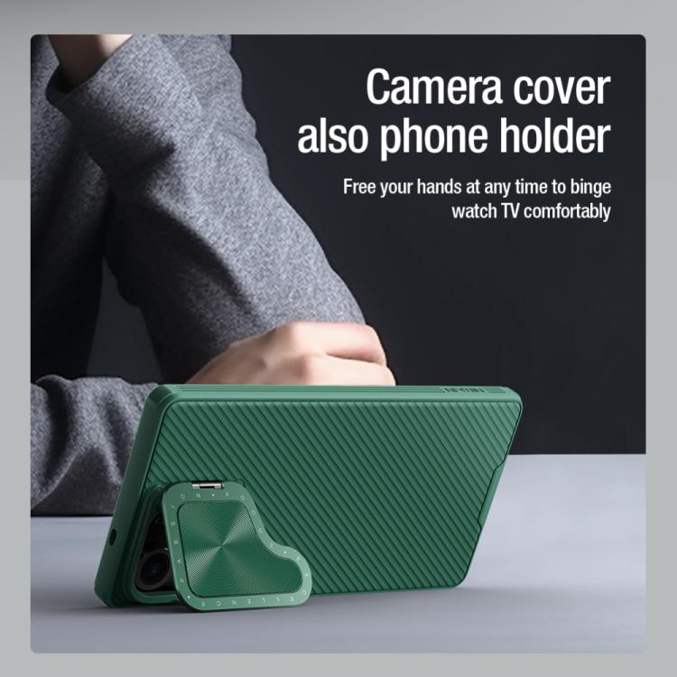 For Samsung Galaxy S25 Ultra 5G NILLKIN CamShield Prop PC Phone Case(Green) - free shipping - PMc TechLife - Order now!