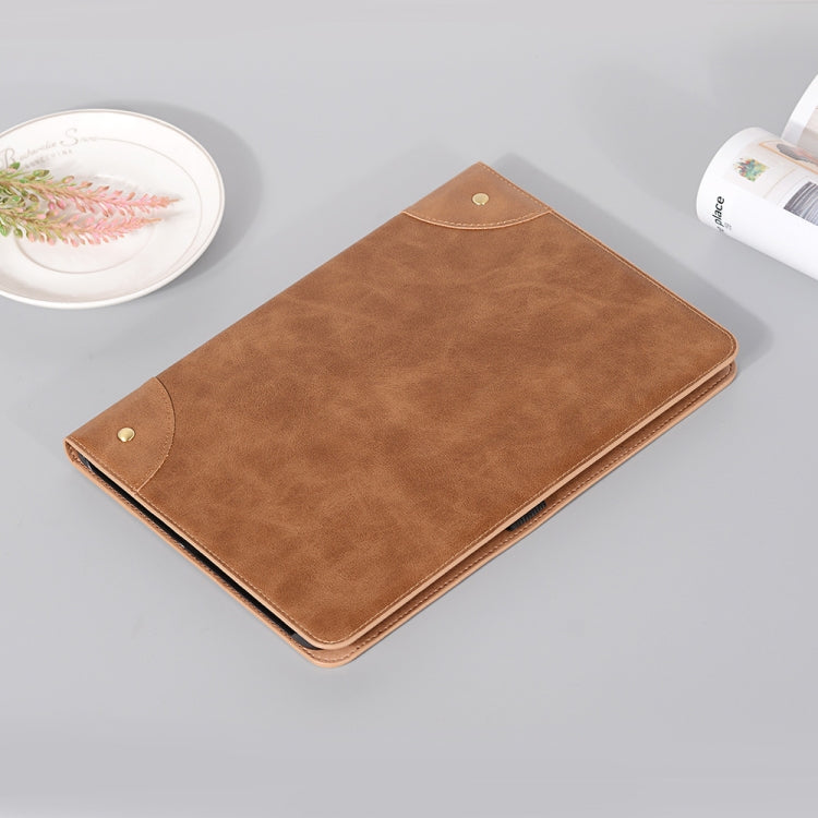 For Samsung Galaxy Tab S9 FE Retro Book Leather Tablet Case(Light Brown) - free shipping - PMC Jewellery - Order now!
