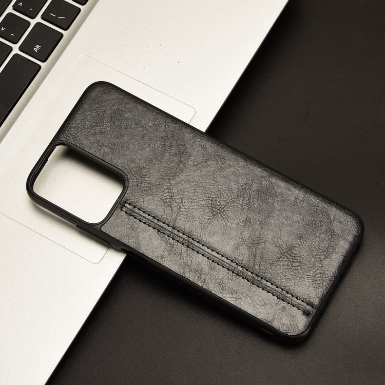 For Motorola Moto G Power 5G 2024 Cow Pattern Sewing Back Cover Phone Case(Black) - Motorola Cases by PMC Jewellery | Online Shopping South Africa | PMC Jewellery | Buy Now Pay Later Mobicred
