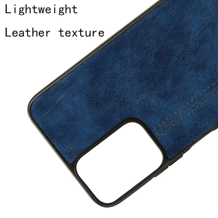 For Motorola Moto G Power 5G 2024 Cow Pattern Sewing Back Cover Phone Case(Blue) - Motorola Cases by PMC Jewellery | Online Shopping South Africa | PMC Jewellery | Buy Now Pay Later Mobicred