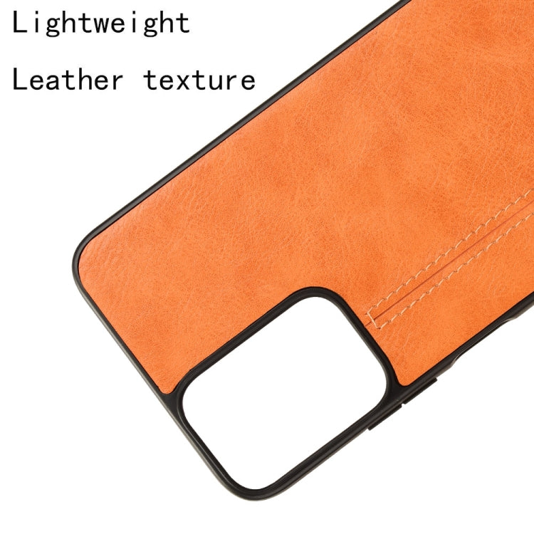 For Motorola Moto G 5G 2024 / G Play 5G 2024 Cow Pattern Sewing Back Cover Phone Case(Orange) - Motorola Cases by PMC Jewellery | Online Shopping South Africa | PMC Jewellery | Buy Now Pay Later Mobicred
