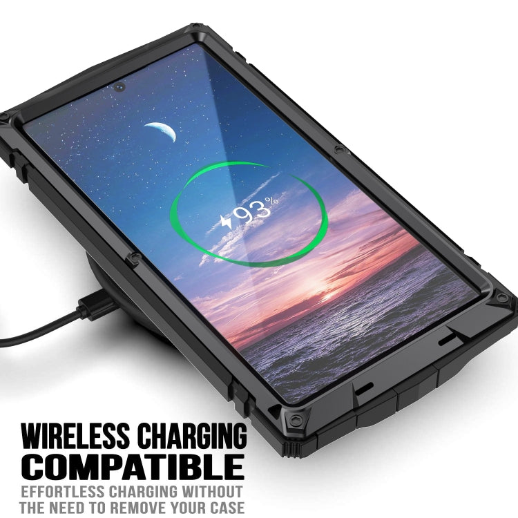 For Samsung Galaxy S24 Ultra 5G R-JUST Life Waterproof Dustproof Shockproof Phone Case(Black) - free shipping - PMC TechLife - Order now!