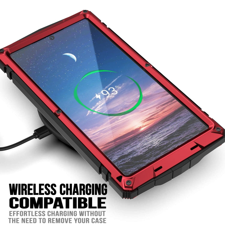 For Samsung Galaxy S24 Ultra 5G R-JUST Life Waterproof Dustproof Shockproof Phone Case(Red) - Galaxy S24 Ultra 5G Cases by R-JUST | Online Shopping South Africa | PMC TechLife | Buy Now Pay Later Mobicred