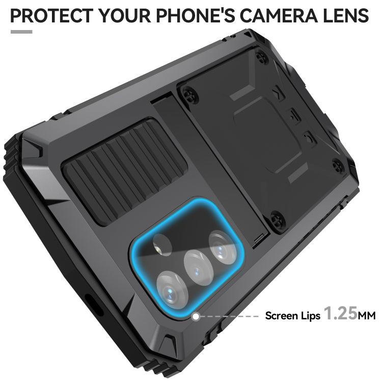 For Samsung Galaxy S24+ 5G R-JUST Life Waterproof Dustproof Shockproof Phone Case(Black) - free shipping - PMC TechLife - Order now!