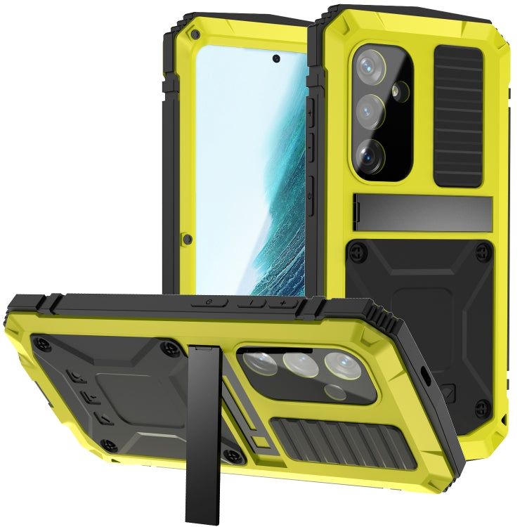 For Samsung Galaxy S24+ 5G R-JUST Life Waterproof Dustproof Shockproof Phone Case(Yellow) - free shipping - PMC TechLife - Order now!