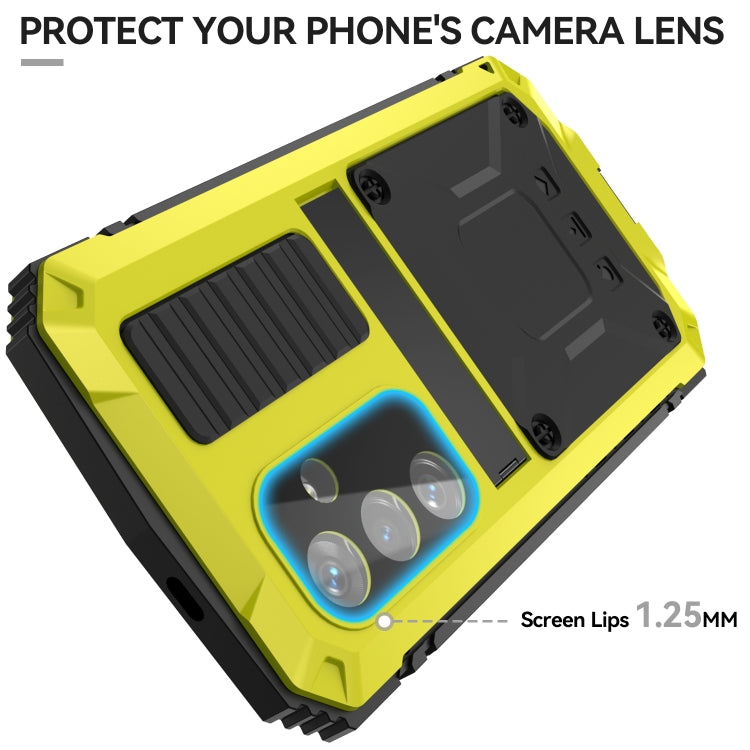 For Samsung Galaxy S24+ 5G R-JUST Life Waterproof Dustproof Shockproof Phone Case(Yellow) - free shipping - PMC TechLife - Order now!
