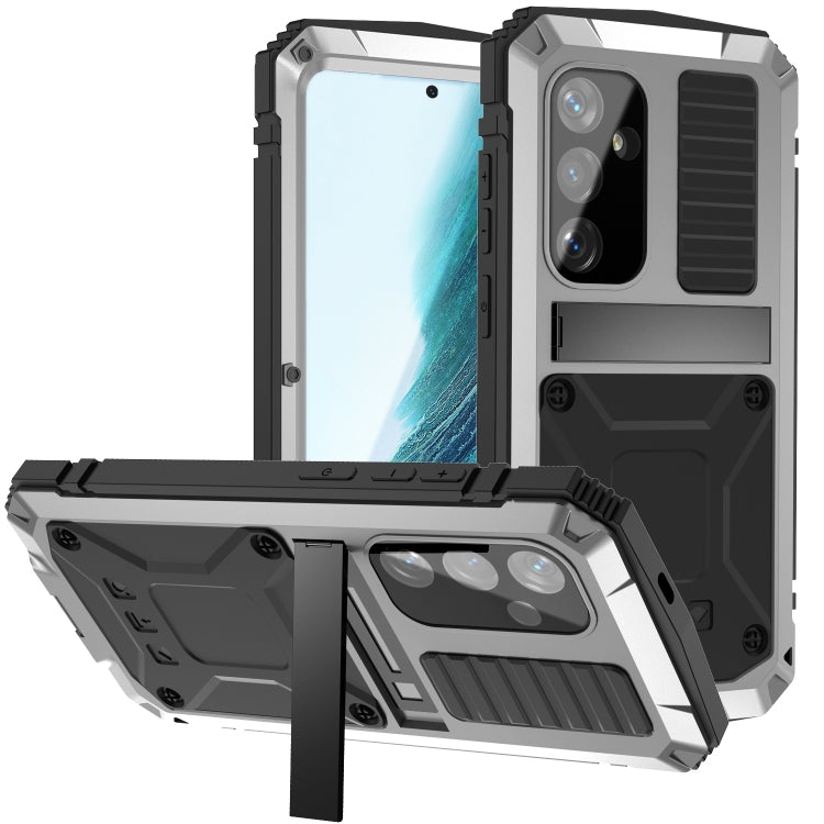 For Samsung Galaxy S24+ 5G R-JUST Life Waterproof Dustproof Shockproof Phone Case(Silver) - Galaxy S24+ 5G Cases by R-JUST | Online Shopping South Africa | PMC TechLife | Buy Now Pay Later Mobicred