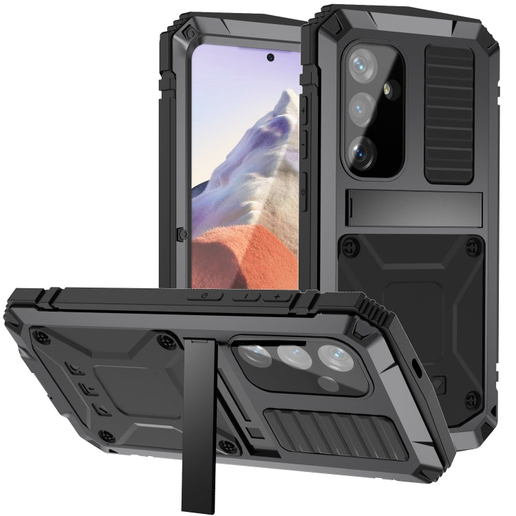 For Samsung Galaxy S24 5G R-JUST Life Waterproof Dustproof Shockproof Phone Case(Black) - free shipping - PMC TechLife - Order now!