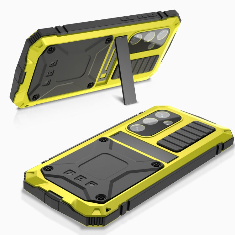 For Samsung Galaxy S24 5G R-JUST Life Waterproof Dustproof Shockproof Phone Case(Yellow) - Galaxy S24 5G Cases by R-JUST | Online Shopping South Africa | PMC TechLife | Buy Now Pay Later Mobicred