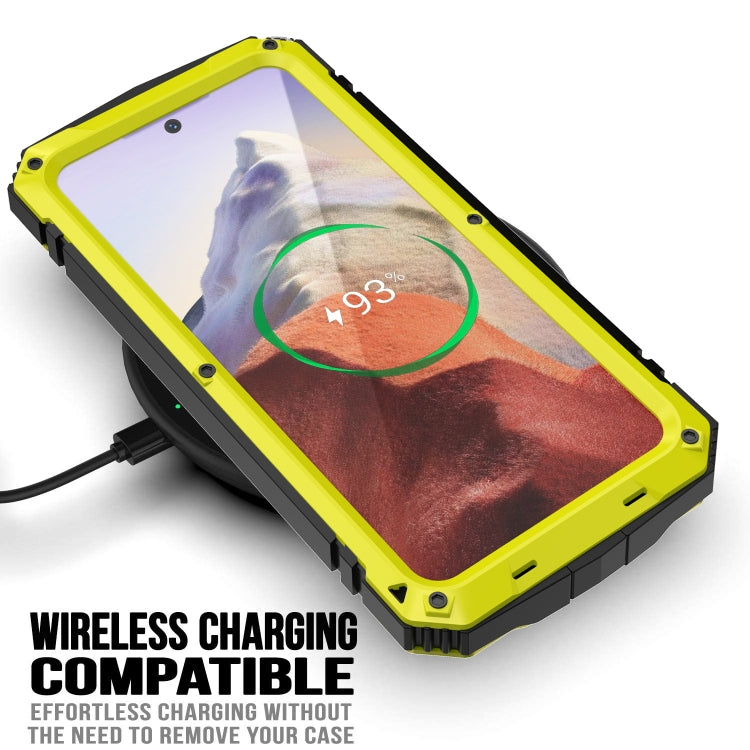 For Samsung Galaxy S24 5G R-JUST Life Waterproof Dustproof Shockproof Phone Case(Yellow) - Galaxy S24 5G Cases by R-JUST | Online Shopping South Africa | PMC TechLife | Buy Now Pay Later Mobicred