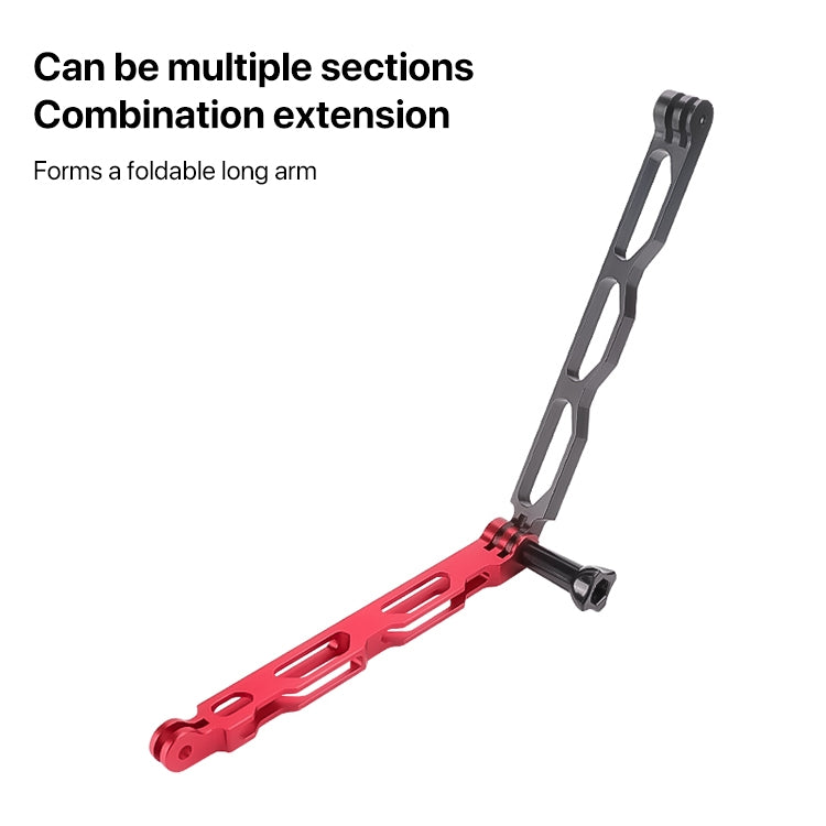 20cm Aluminium Extension Arm Hollow Grip Extender(Silver) - Others by PMC TechLife | Online Shopping South Africa | PMC TechLife | Buy Now Pay Later Mobicred