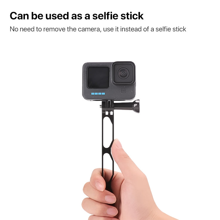 20cm Aluminium Extension Arm Hollow Grip Extender(Black) - Others by PMC TechLife | Online Shopping South Africa | PMC TechLife | Buy Now Pay Later Mobicred