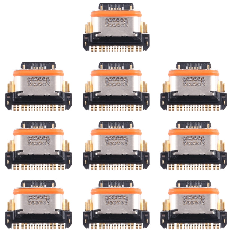 For vivo iQOO S5 10pcs Original Charging Port Connector - Single Tail Connector by PMC TechLife | Online Shopping South Africa | PMC TechLife