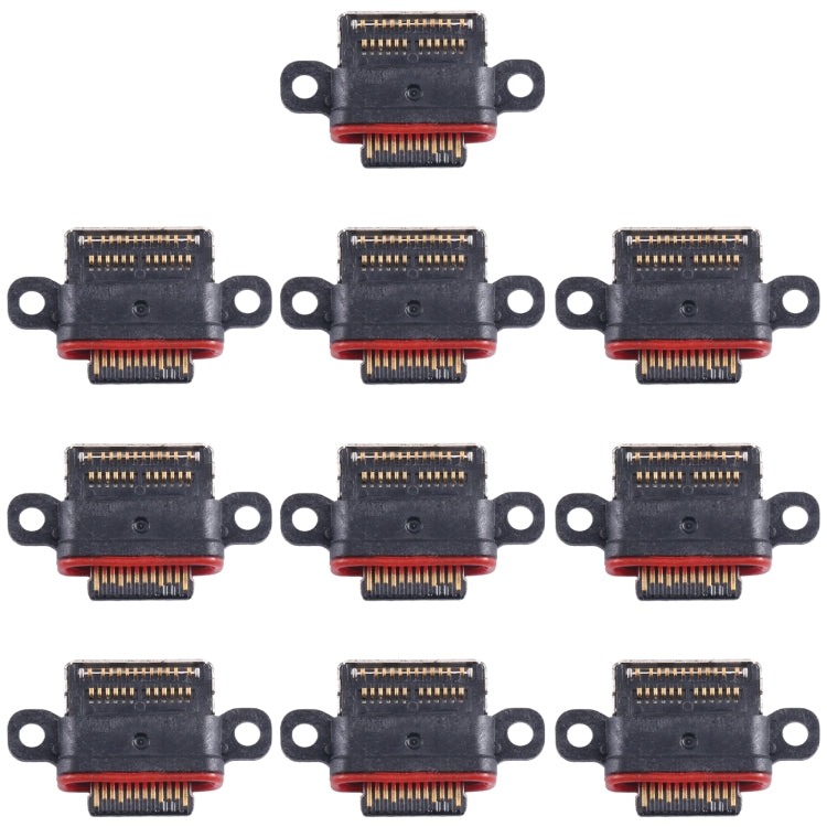 For Huawei P50 5G 10pcs Original Charging Port Connector - Tail Connector by PMC TechLife | Online Shopping South Africa | PMC TechLife