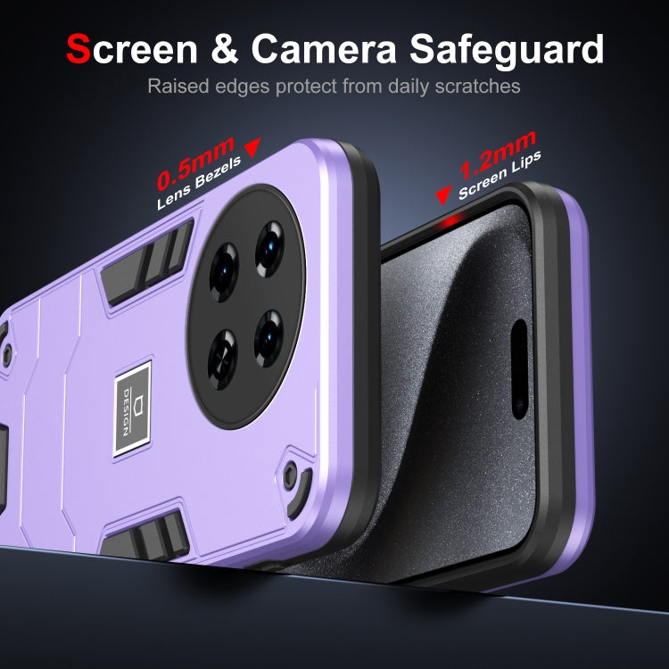 For Tecno Spark 20 Pro+ 2 in 1 Shockproof Phone Case(Purple) - Tecno Cases by PMC TechLife | Online Shopping South Africa | PMC TechLife | Buy Now Pay Later Mobicred