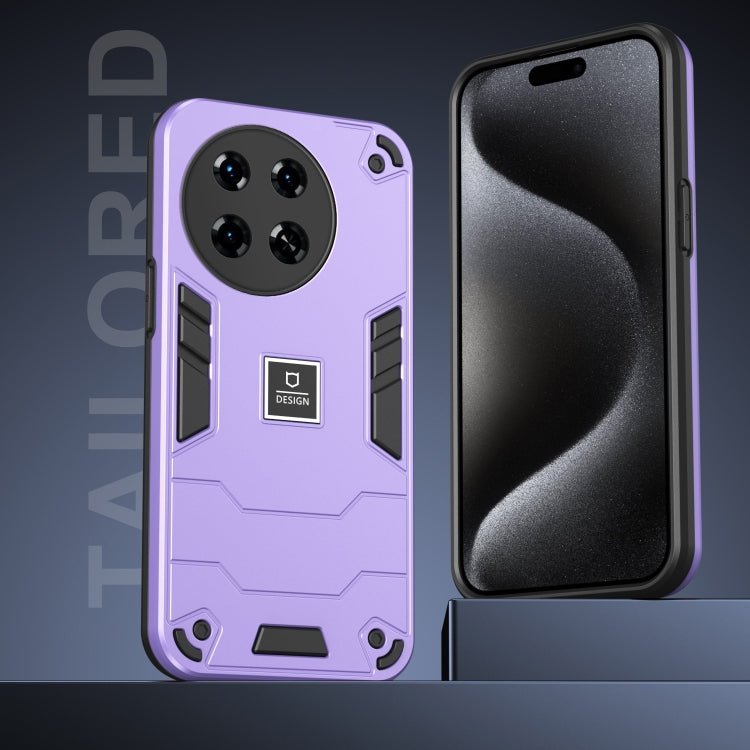 For Tecno Spark 20 Pro+ 2 in 1 Shockproof Phone Case(Purple) - Tecno Cases by PMC TechLife | Online Shopping South Africa | PMC TechLife | Buy Now Pay Later Mobicred