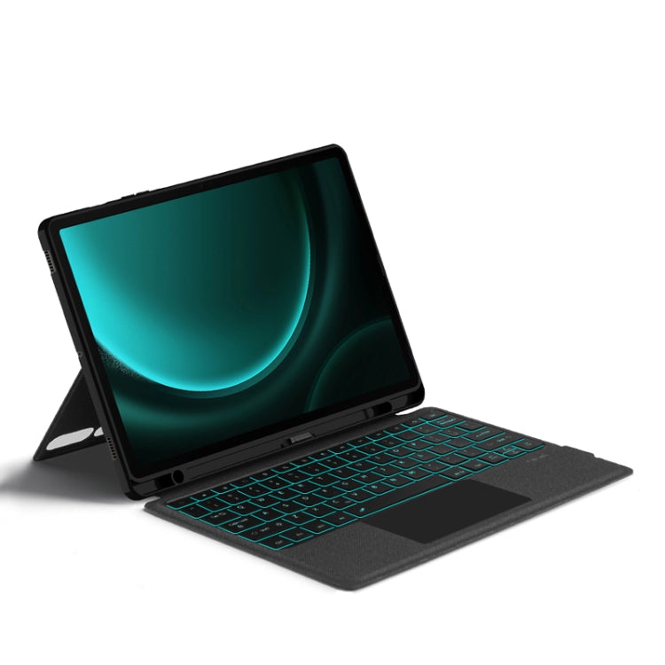 For Samsung Galaxy Tab S9+ / S9 FE+ YJ-S9+ Split Bluetooth Keyboard Leather Tablet Case - Samsung Keyboard by PMC TechLife | Online Shopping South Africa | PMC TechLife