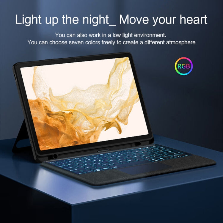 For Samsung Galaxy Tab S8 X700 / S7 T870 YJ-X700 Split Bluetooth Keyboard Leather Tablet Case - Samsung Keyboard by PMC TechLife | Online Shopping South Africa | PMC TechLife