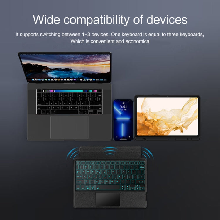 For Samsung Galaxy Tab S8 X700 / S7 T870 YJ-X700 Split Bluetooth Keyboard Leather Tablet Case - Samsung Keyboard by PMC TechLife | Online Shopping South Africa | PMC TechLife