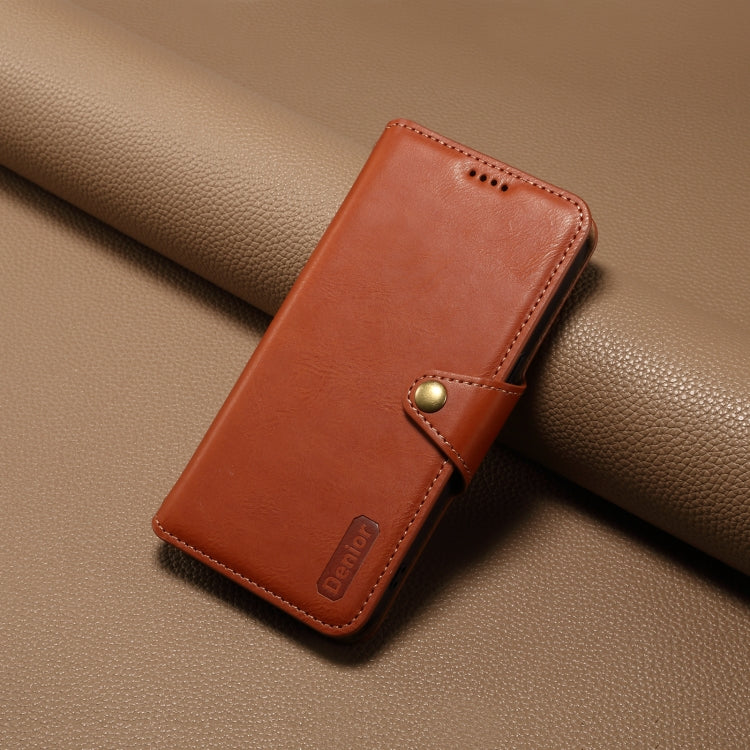 For Samsung Galaxy S24+ 5G Denior Cowhide Texture Wallet Style Leather Phone Case(Brown) - free shipping - PMC Jewellery - Order now!