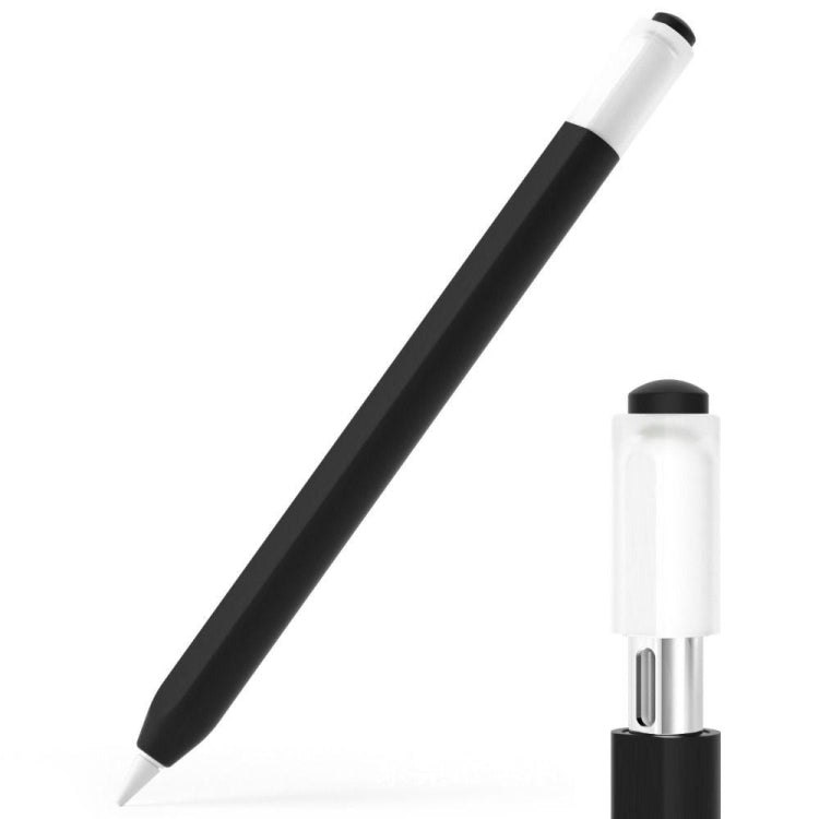 For Apple Pencil (USB-C) Jelly Silicone Stylus Pen Protective Cover(Black) - free shipping - PMC Jewellery - Order now!