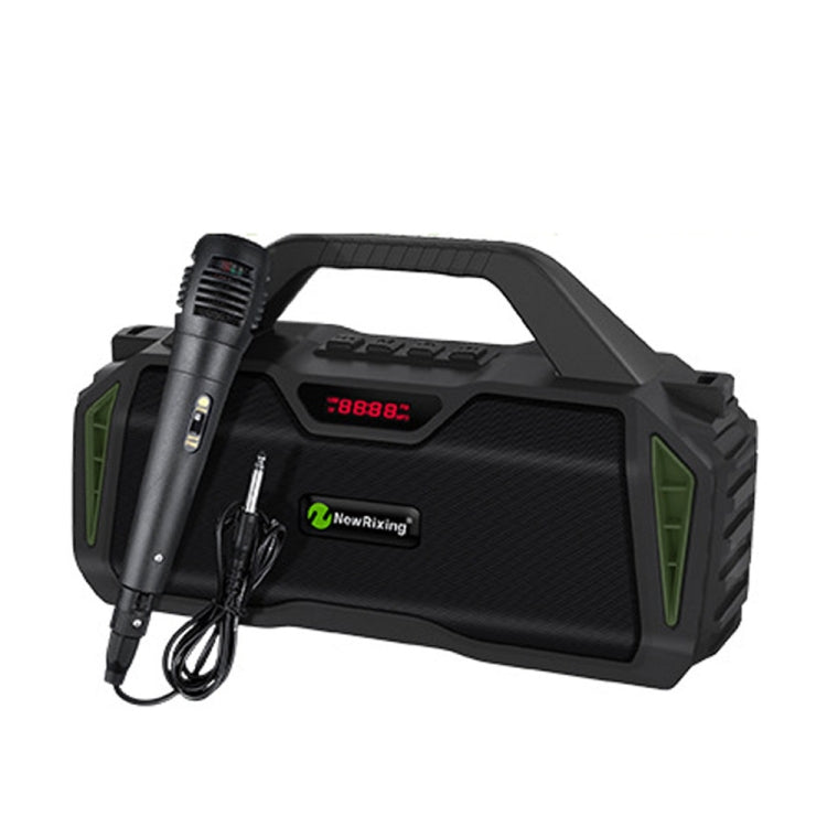 NewRixing NR6011 20W Portable Wireless Bluetooth Speaker TWS Subwoofer(Green) - free shipping - PMC Jewellery - Order now!