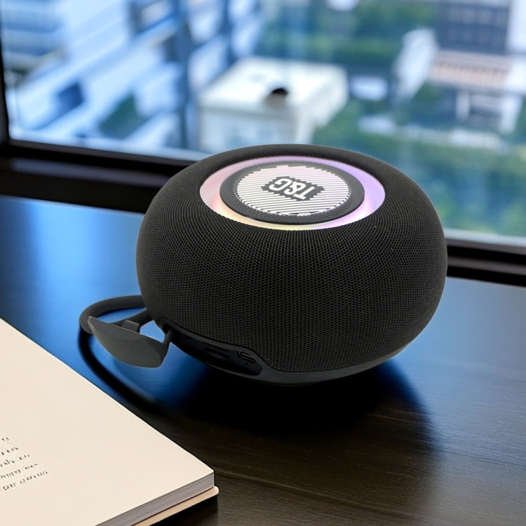 T&G TG-411 Portable Outdoor TWS Wireless Bluetooth Speaker with RGB Colorful Light(Black) - free shipping - PMC Jewellery - Order now!