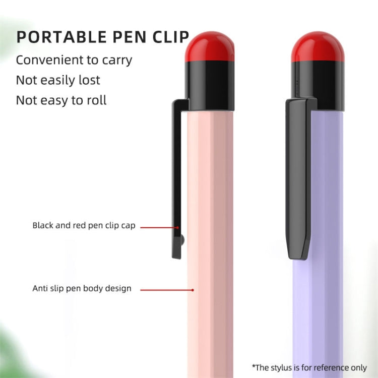 For Apple Pencil 2 Pen Clip Silicone Stylus Pen Protective Case(Yellow) - free shipping - PMC Jewellery - Order now!