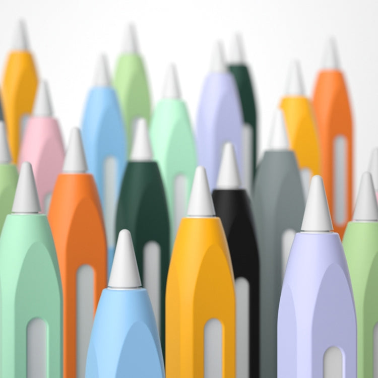 For Apple Pencil 2 Retro Pencil Style Stylus Pen Protective Case(Orange) - free shipping - PMC Jewellery - Order now!