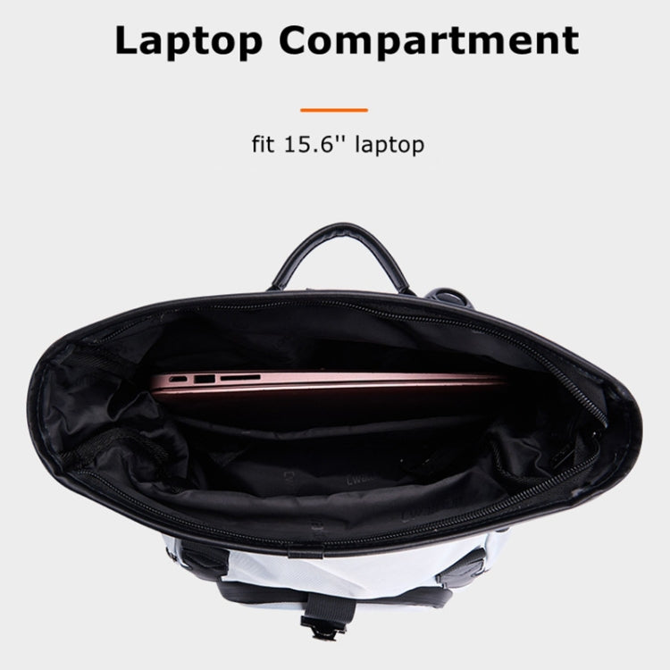 Cwatcun D95 Large Capacity Photography Backpack Shoulders Laptop Camera Bag, Size:30.5 x 18 x 38cm(Silver Grey) - free shipping - PMC TechLife - Order now!