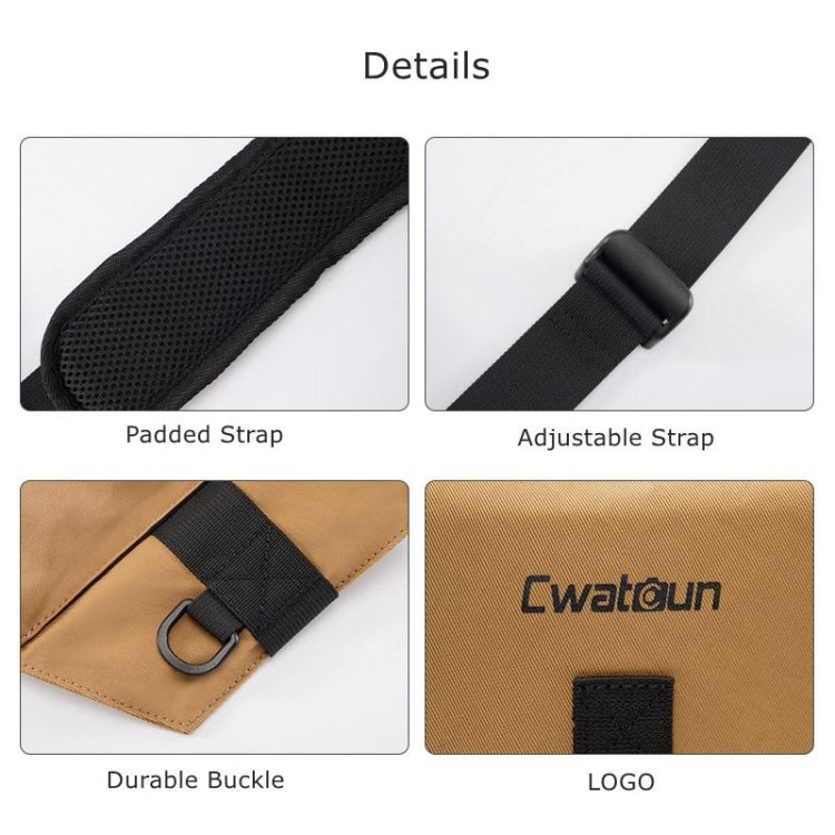 Cwatcun D104 Camera Waist Pack Vest Bag, Size:75 x 10.5 x 27.5cm(Earth) - free shipping - PMC TechLife - Order now!