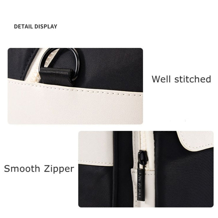 Cwatcun D118 Contrast Two Ways Backpack Cross-body Canera Bag, Size:21 x 21 x 14.5cm(Black) - free shipping - PMC TechLife - Order now!