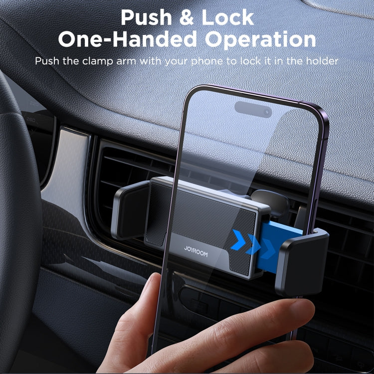 JOYROOM JR-ZS377 Car Air Vent Mobile Phone Navigation Holder(Black) - free shipping - PMC TechLife - Order now!
