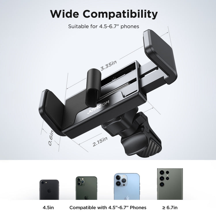 JOYROOM JR-ZS377 Car Air Vent Mobile Phone Navigation Holder(Black) - free shipping - PMC TechLife - Order now!