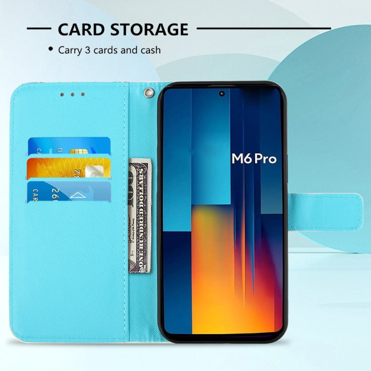 For Xiaomi Poco M6 Pro 4G 3D Painting Horizontal Flip Leather Phone Case(Golden Butterfly) - Xiaomi Cases by PMC TechLife | Online Shopping South Africa | PMC TechLife | Buy Now Pay Later Mobicred