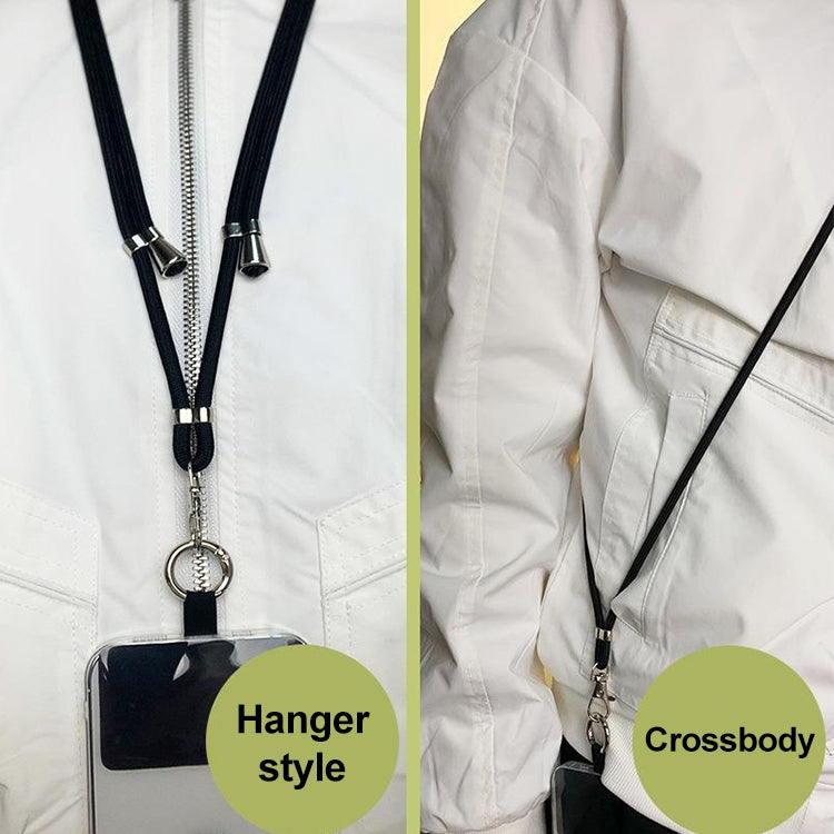 Universal Adjustable Crossbody Phone Lanyard(Black) - Lanyards & Wrist Straps by PMC TechLife | Online Shopping South Africa | PMC TechLife