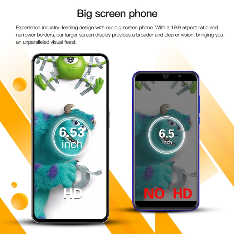 C20 Art Edition, 3GB+32GB, 6.53 inch Face Identification Android 8.1 MTK6753 Octa Core , Network: 4G, Dual SIM(Black) -  by PMC TechLife | Online Shopping South Africa | PMC TechLife